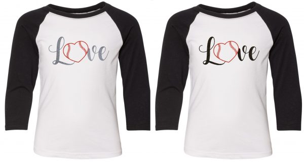 Baseball Love Raglan T-shirt