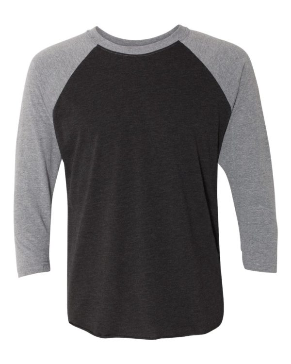 Next Level - Unisex Tri-Blend Three Quarter Sleeve Baseball Raglan Tee - Image 13