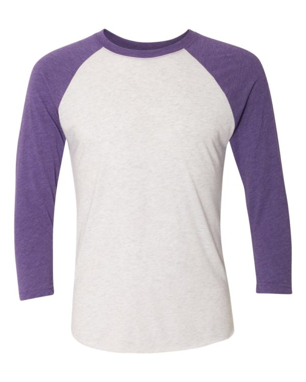 Next Level - Unisex Tri-Blend Three Quarter Sleeve Baseball Raglan Tee - Image 6