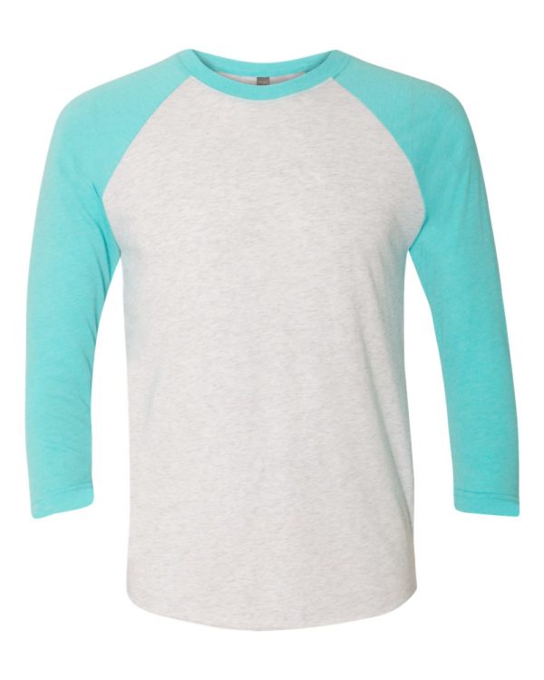 Next Level - Unisex Tri-Blend Three Quarter Sleeve Baseball Raglan Tee - Image 11