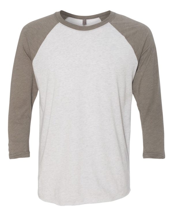 Next Level - Unisex Tri-Blend Three Quarter Sleeve Baseball Raglan Tee - Image 12