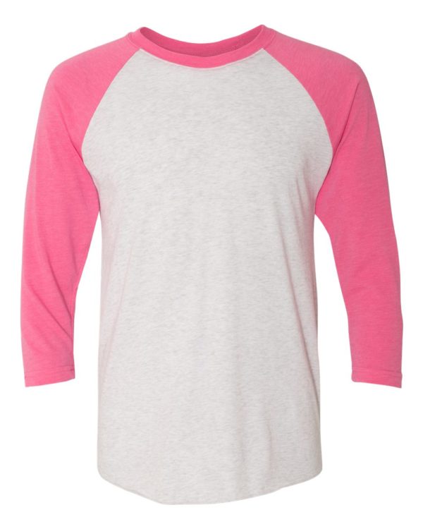 Next Level - Unisex Tri-Blend Three Quarter Sleeve Baseball Raglan Tee - Image 14