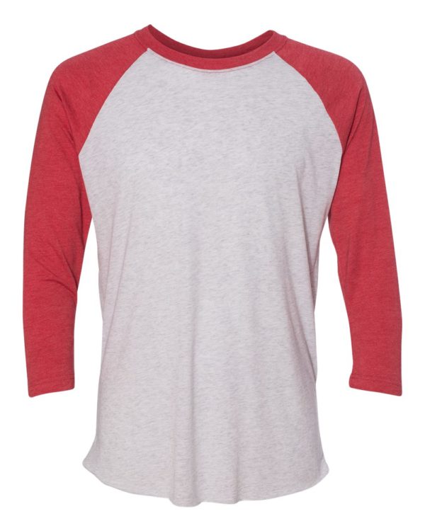 Next Level - Unisex Tri-Blend Three Quarter Sleeve Baseball Raglan Tee - Image 18