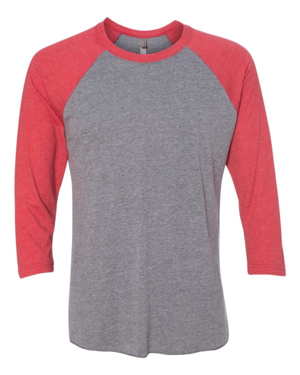 Next Level - Unisex Tri-Blend Three Quarter Sleeve Baseball Raglan Tee - Image 17