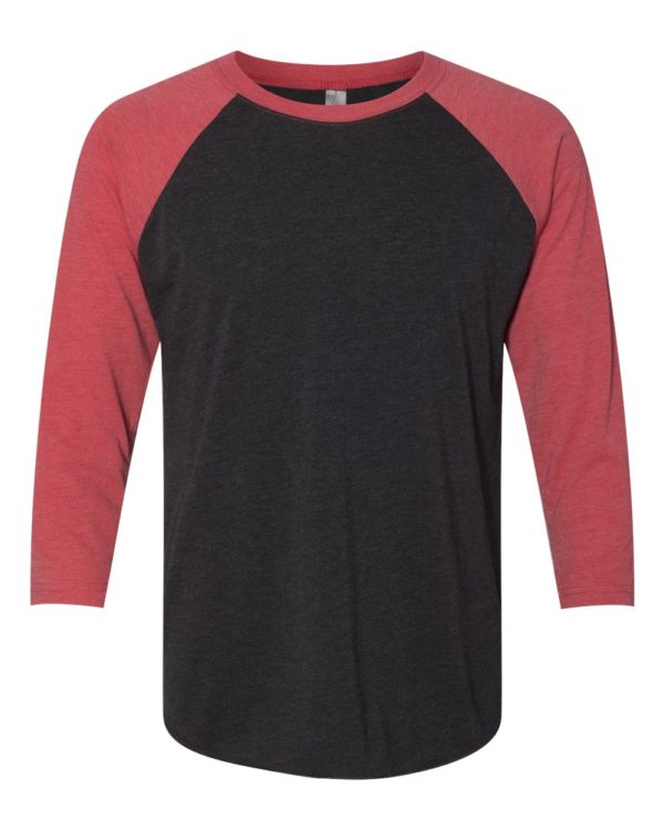 Next Level - Unisex Tri-Blend Three Quarter Sleeve Baseball Raglan Tee - Image 16