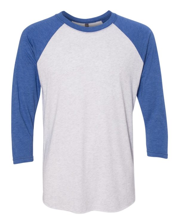 Next Level - Unisex Tri-Blend Three Quarter Sleeve Baseball Raglan Tee - Image 19