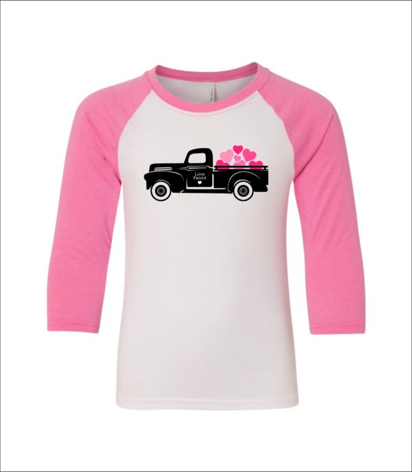 Valentine Youth Raglan T-shirts - Image 8